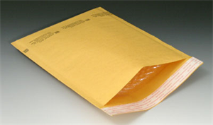 534-2-118 - 12-1/2 in. x 19 in. (No. 6) Kraft Jiffylite® Bubble-Lined Self-Sealing Mailer