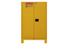 1045ML-50 - 43 in. x 18 in. x 71 in. Yellow 45 Gallon 2-Door Manual Close Flammable Storage Cabinet With Legs