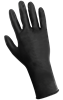 800FS - Small Black 8Mil Flock-Lined Nitrile Disposable Gloves