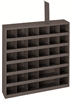 314-95 - 23-3/4 in. x 4-3/4 in. x 23-3/4 in. Adjustable 36-Compartments Parts Bins 