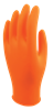 905PF-L - Large Hi-Vis Orange Powder-Free Nitrile Disposable Gloves