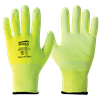 PUG118-M - Medium (8) Hi-Vis Yellow/Green PU Coated Cut Resistant Gloves