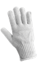 S90BW-W - Women's Bleached White String Knit Gloves
