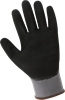 530MFG-8(M) - Medium (8) Gray/Black Double-Dipped Mach Finish Nitrile Gloves
