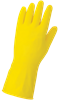 150F-7(S) - Small (7) Yellow 12-Inch Flock-Lined Unsupported Gloves