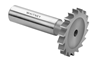 607506 - 3/4 in. x 3/32 in. Style 110 M4-HSS Narrow Width Slotting Cutter - Uncoated/Straight Tooth