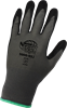 500G-8(M) - Medium (8) Gray/Black Mach Finish Nitrile Coated Gloves