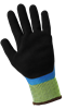 CR999MFF-9(L) - Large (9) Hi-Vis Blue/Black  Liquid and Cut Resistant Double-Dipped Gloves