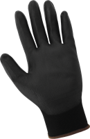 PUG17-L - Large (9) Black Lightweight Seamless General Purpose Dipped Gloves