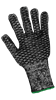 T800HC-8(M) - Medium (8) Salt and Pepper Patterned Acrylic Terry Cloth PVC Gloves