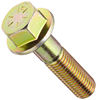 31C100BFL8D - 5/16-18 x 1 in. Yellow Zinc Grade 8 Plated Flange Bolt