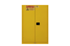 1045M-50 - 43 in. x 18 in. x 65 in. Yellow 45 Gallon 2-Door Manual Close Flammable Storage Cabinet