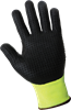 CR183NFT-RD-8(M) - Medium (8) Hi-Vis Yellow/Green Cut Resistant Dotted Gloves
