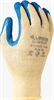 22-1508-LG - Large Yellow/Blue 13 Gauge Lightweight Kevlar Knit Glove