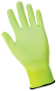 PUG-11-11(2XL) - 2X-Large (11) Hi-Vis Yellow/Green Polyurethane Coated Gloves