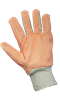 C120D1 - Large (9) Natural 12 oz. Hi-Vis PVC Dotted Cotton Canvas Gloves