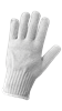 S65BW-W - Women's Bleached White String Knit Gloves
