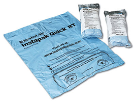 535-210 - 15 in. x 18 in. (No. 10) Sealed Air® Instapak Quick® Room Temperature Foam Packaging Bags