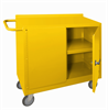 2210-50 - 18-1/4 in. x 42-1/8 in. x 36-3/8 in. Yellow 1-Shelf  Mobile Spill Container Cart 