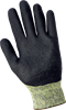 CR609-8(M) - Medium (8) Yellow/Black Palm-Dipped Cut Resistant Gloves