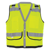 GLO-059-L - Large Hi-Vis Yellow/Green Mesh Surveyors Safety Vest