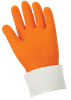 30FT-7(S) - Small (7) Orange Honeycomb Finish Latex Unsupported Gloves