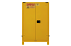1090SL-50 - 43 in. x 34 in. x 72-3/8 in. Yellow 90 Gallon 2-Door Self-Close Flammable Storage Cabinet With Legs 