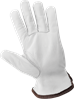 3200GE-8(M) - Medium (8) White Economy Goatskin Leather Drivers Style Gloves