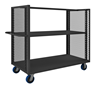 2SPT-EX3060-1A-2K-6PU-95 - 30-1/4 in. x 66-1/2 in. x 57-1/16 in. Gray 2-Shelf 2000 lbs. Capacity Mobile Cart