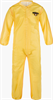 C1B417Y-3X - 3X-Large Yellow ChemMax 1 Coverall Elastic Wrists & Ankles Bound Seam (25 per Case) 