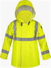 AJPU10LY-XL - X-Large Hi-Viz Yellow FR/ARC Rainwear Jacket