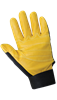 SG2008-9(L) - Large (9) Gold/Black Premium Goatskin Impact Resistant Gloves