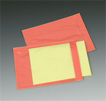45-3-13 - 5-1/4 in. x 8 in. Clear/Orange Tint Back-Loading Press-on Envelope