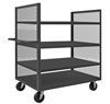 2SPT-EX3660-4-2K-95 - 36-1/4 in. x 66-1/2 in. x 56-1/16 in. Gray 2-Shelf 2000 lbs. Capacity Mobile Cart