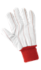 C18PCR - One Size White 18-Ounce Corded Clute Cut Wrist Gloves