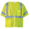 GLO-011FR-L - Large Hi-Vis Self-Extinguishing High-Visibility Short Sleeve Vest
