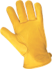 3200D-7(S) - Small (7) Gold Premium Deerskin Leather Drivers Gloves