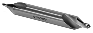 40006-WHITNEY - #1 High Speed Steel 60 deg. Plain Type Combined Drill & Countersink