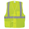 GLO-001V-L-XL - Large/X-Large Hi-Vis Yellow/Green LW Mesh Polyester Safety Vest