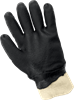 700R-10(XL) - X-Large (10) Black Double-Dipped Sandpaper Finish PVC Gloves