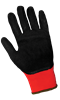500MF-6(XS) - X-Small (6) Red/Black Mach Finish Nitrile Coated Gloves