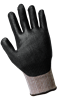 PUG-411-11(2XL) - 2X-Large (11) White and Black Cut Resistant PU Coated Gloves