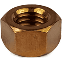50CNFHI - 1/2-13 in. Silicon Bronze Hex Nut