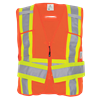 GLO-005ADJ-M-XL - Medium-X-Large Hi-Vis Orange Lightweight Mesh Adjustable Safety Vest