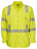 ISH65DH29RT-SM - Small Hi-Vis Yellow 6.5 oz. Westex DH Long Sleeve Shirt