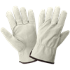 3200P-7(S) - Small (7) Beige Grain Pigskin Leather Drivers Gloves