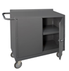 2220-95 - 18-1/4 in. x 42-1/8 in. x 36-3/8 in. Gray 1-Shelf And 2-Door Locking Mobile Bench Cabinet 