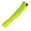 TKHV18SLT - 18 in Hi-Vis Yellow/Green Cut Resistant Tuffkut Sleeve with Thumb Slot