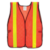 GLO-10-2IN - One Size Orange with 2 in Yellow Reflective Mesh Safety Vest