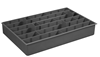 124-95-ADLH-IND - Gray Polypropylene Variable Compartment Insert with 12 Dividers